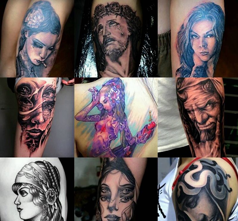 人物肖像纹身纹身图片