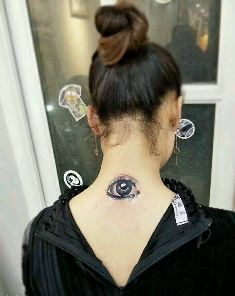 眼球纹身纹身图片