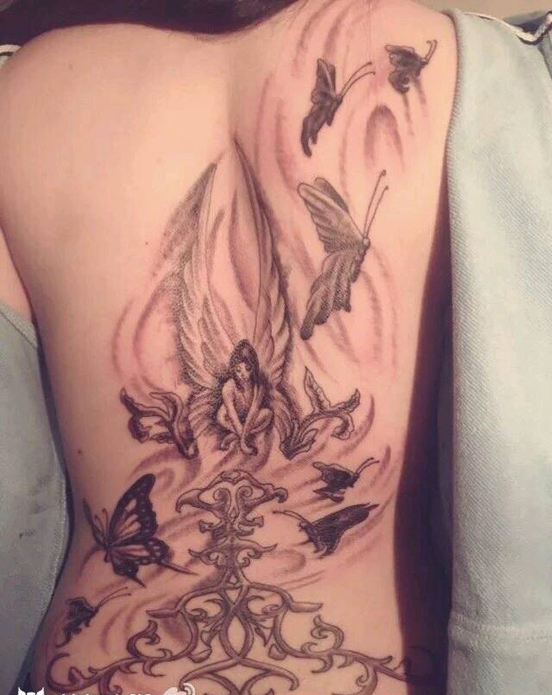 买家秀   天使纹身纹身图片