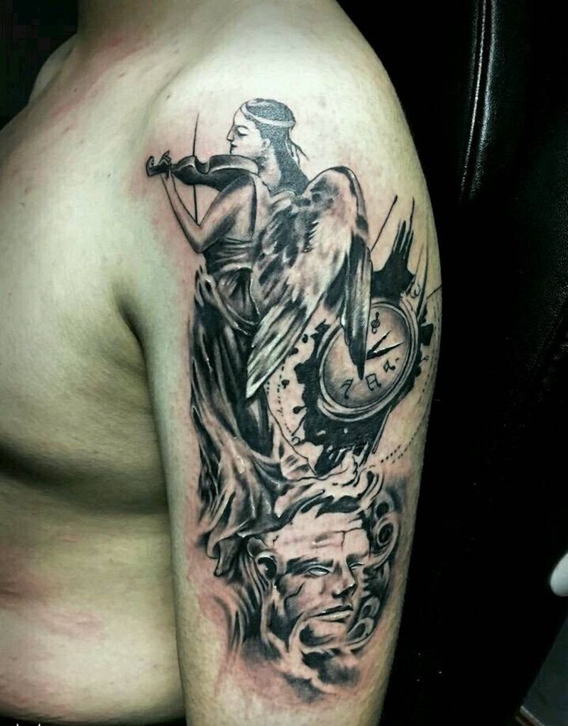 天使纹身纹身图片