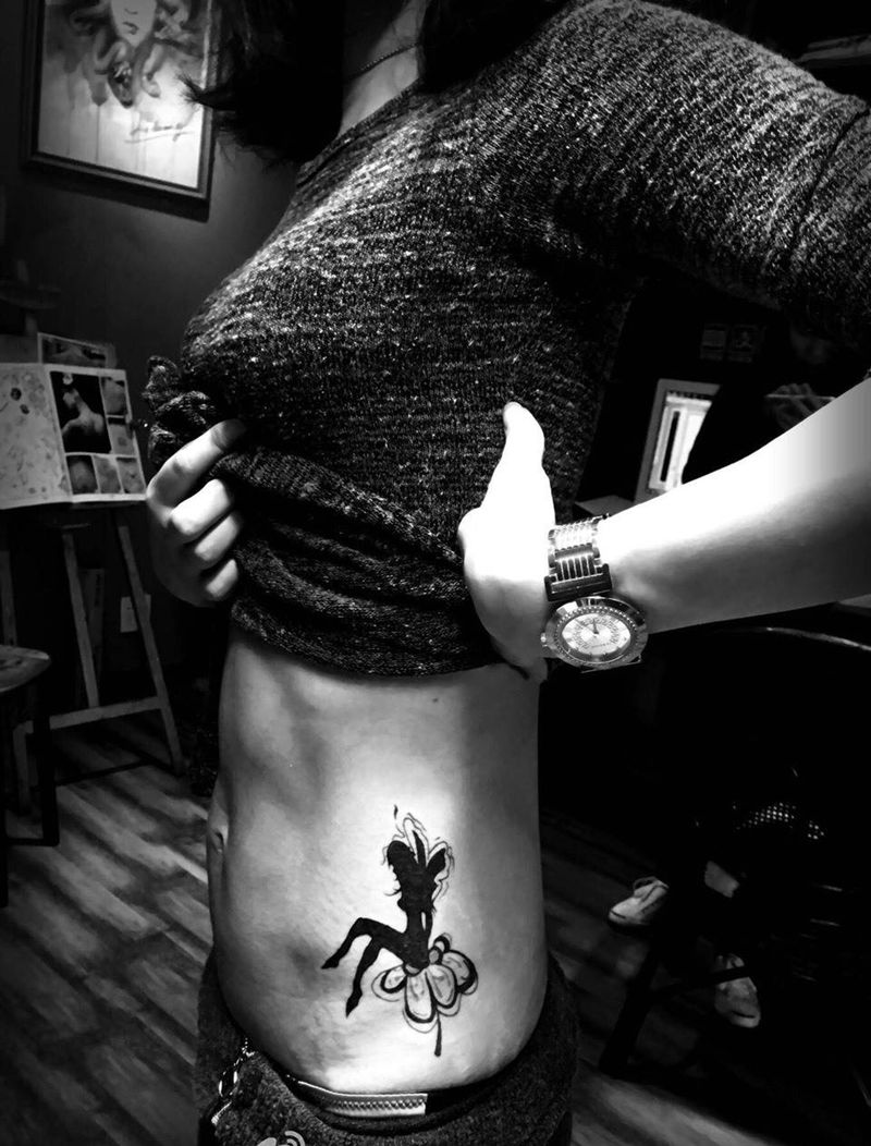 蝴蝶仙子纹身图片