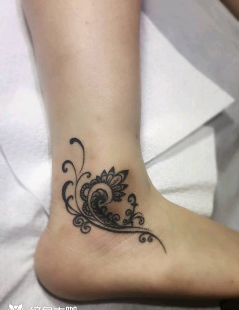 脚踝纹身纹身图片