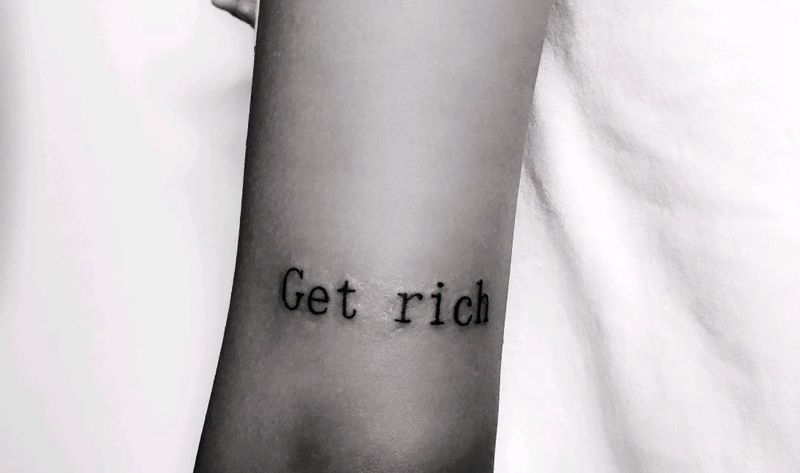 字母纹身纹身图片_手臂纹身图案