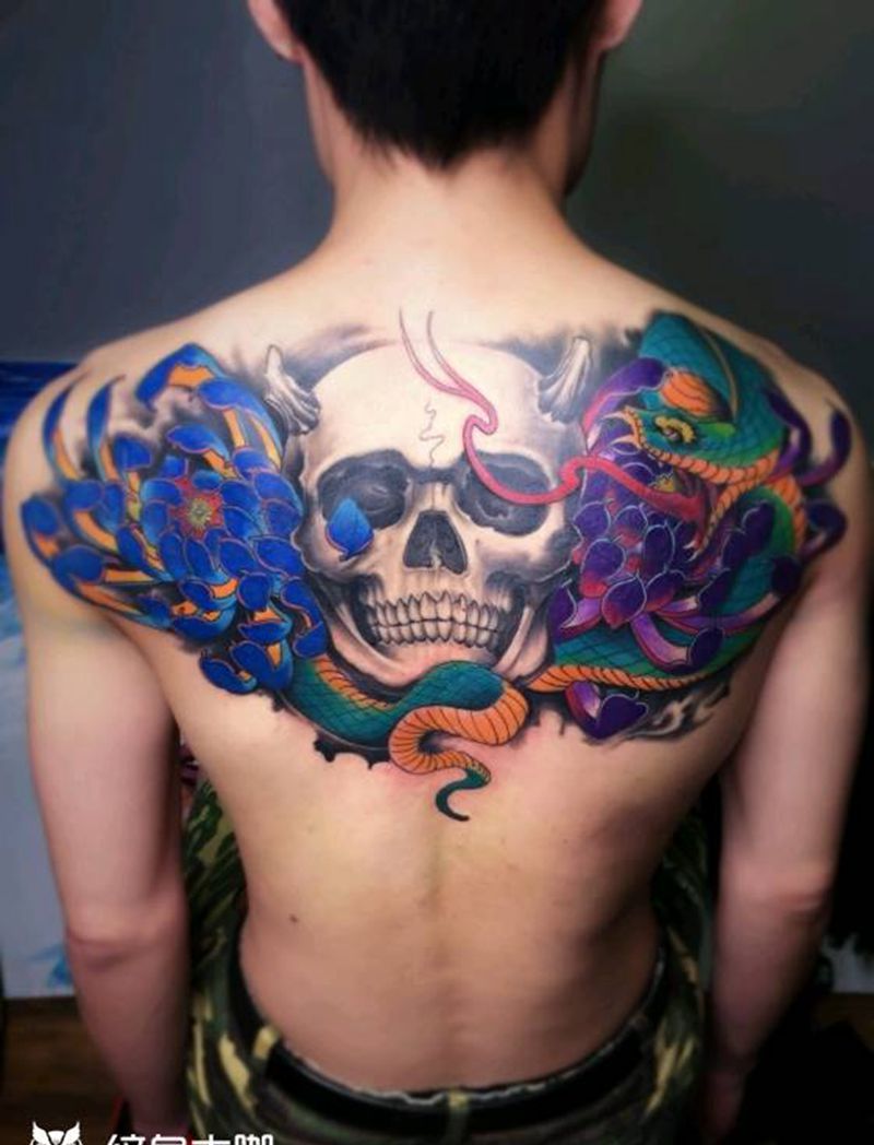 背部纹身纹身图片