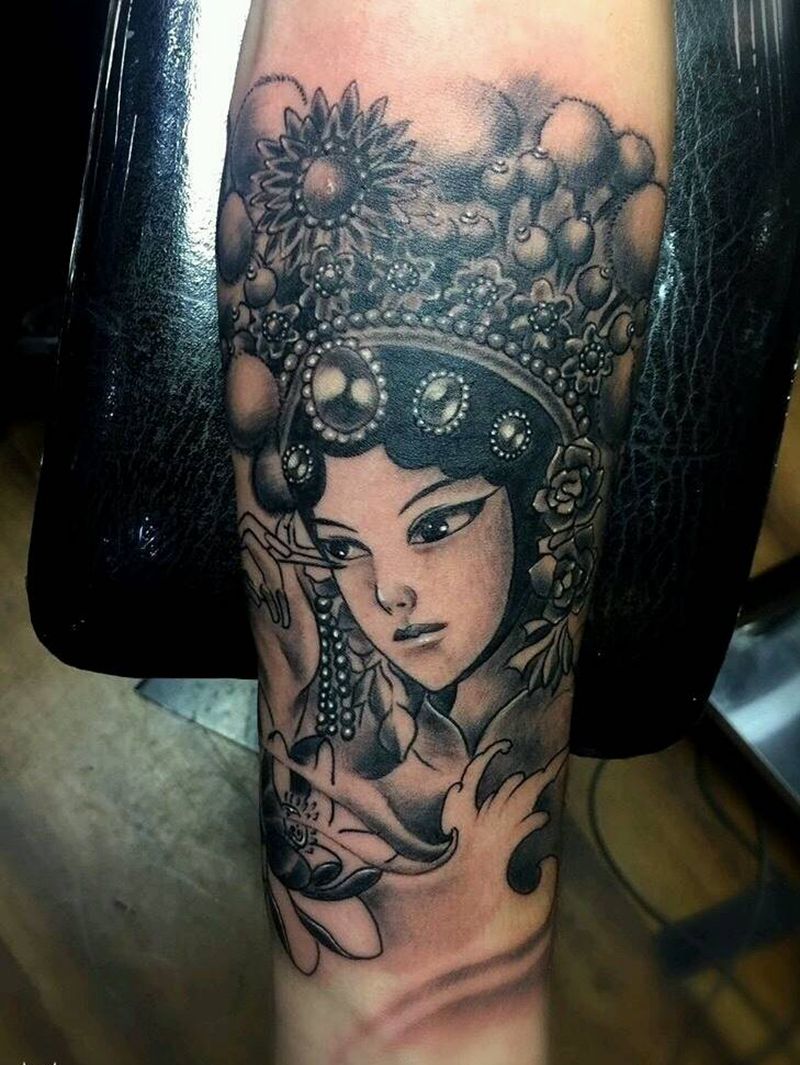 艺妓纹身纹身图片