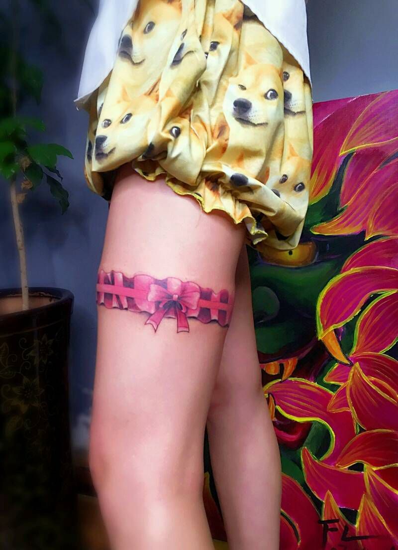 腿部纹身纹身图片