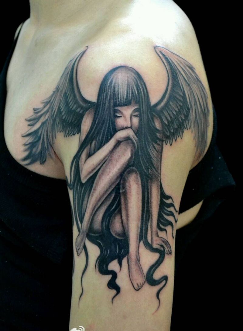 天使纹身纹身图片