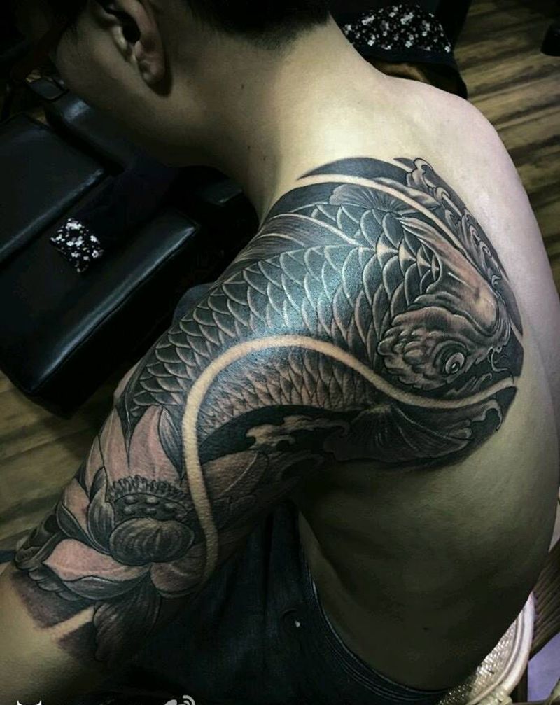 半甲纹身纹身图片