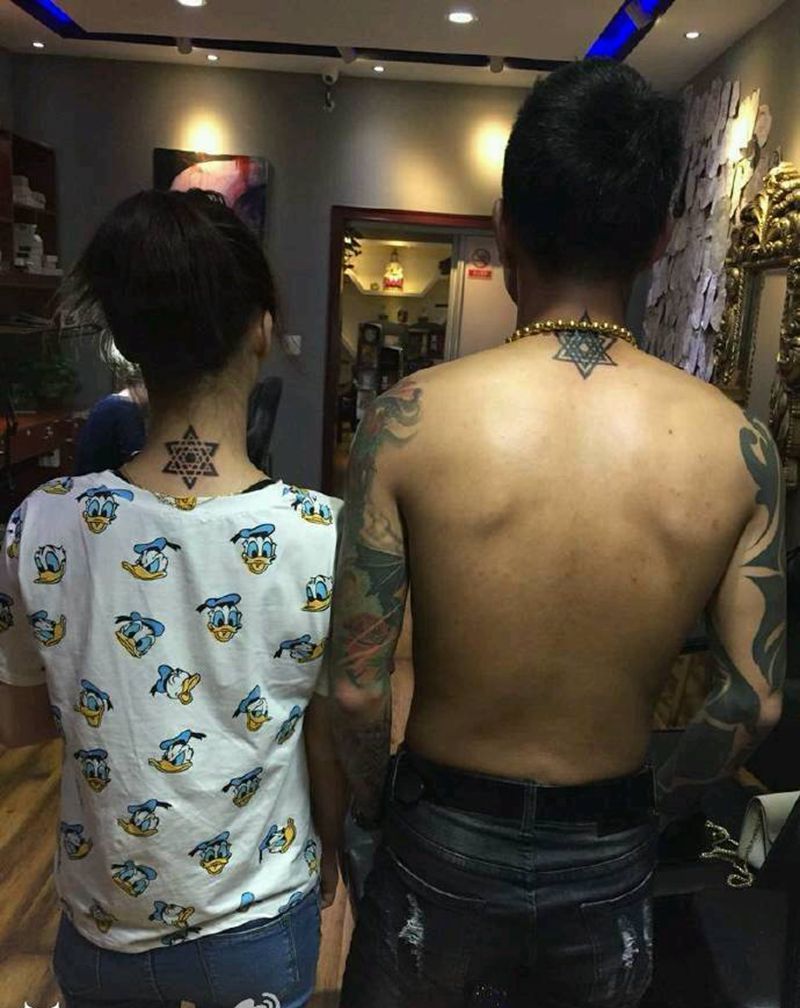情侣纹身图片