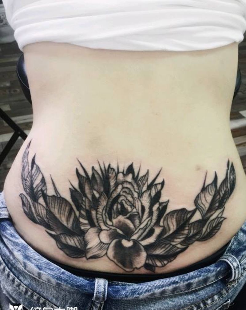 腰部纹身纹身图片