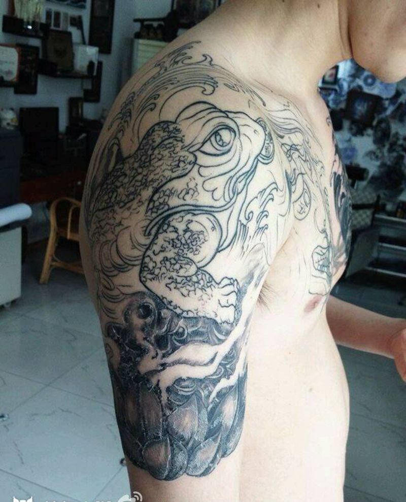 神兽纹身纹身图片