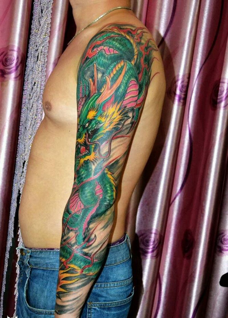 花臂纹身纹身图片