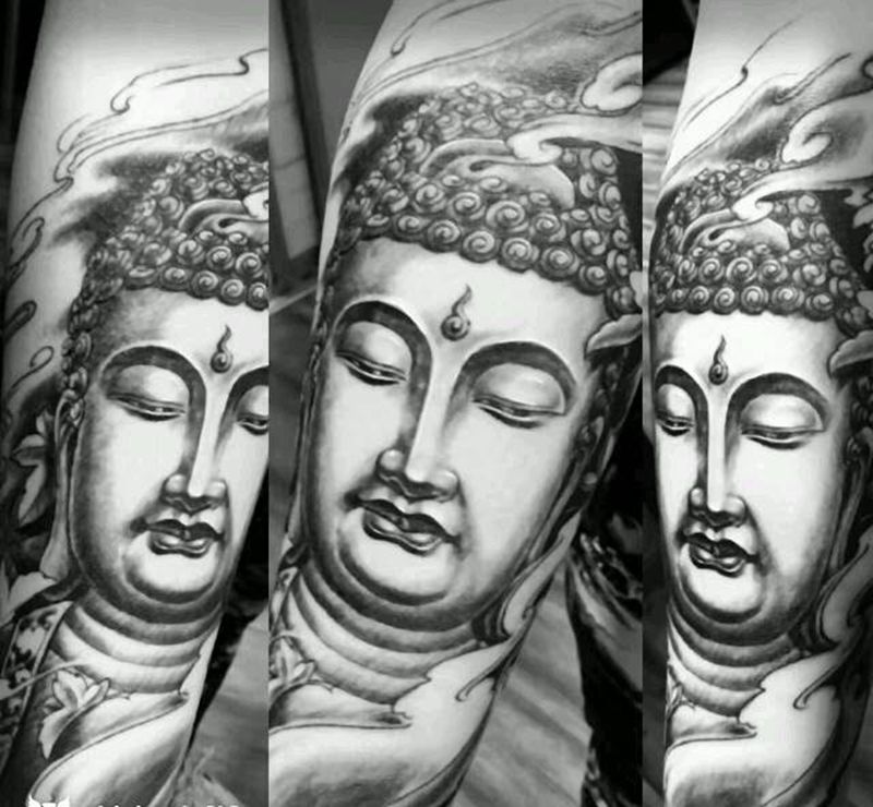 佛纹身图片