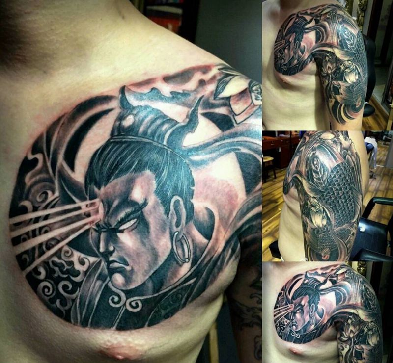 二郎神纹身图片