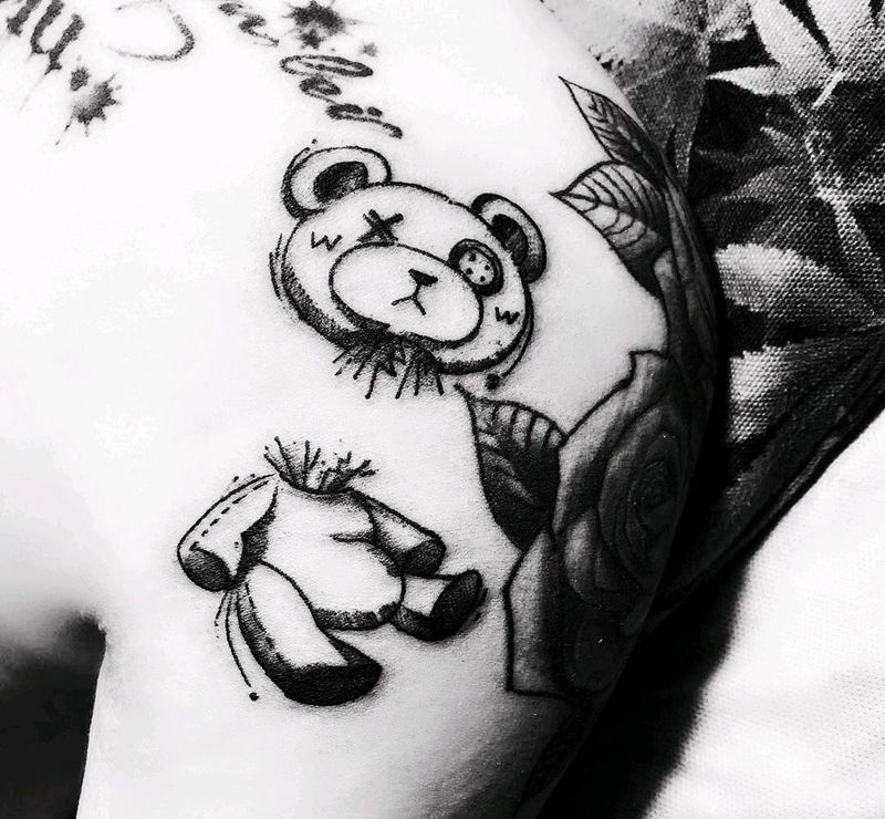 个性纹身纹身图片_肩部纹身图案