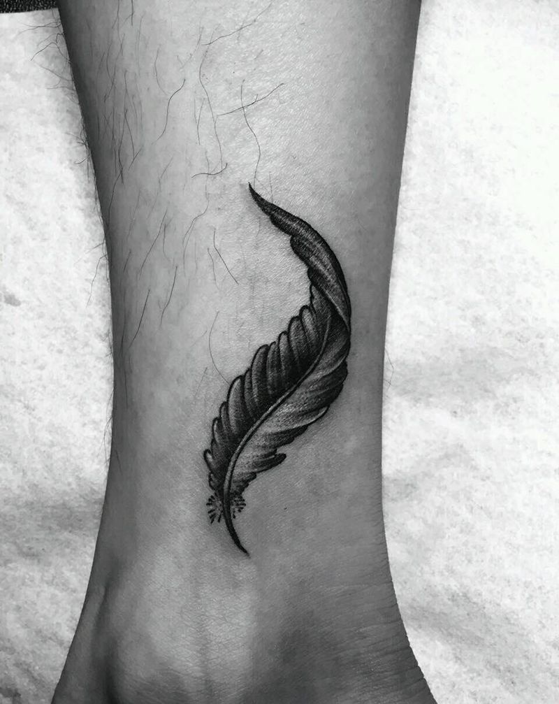 羽毛纹身纹身图片