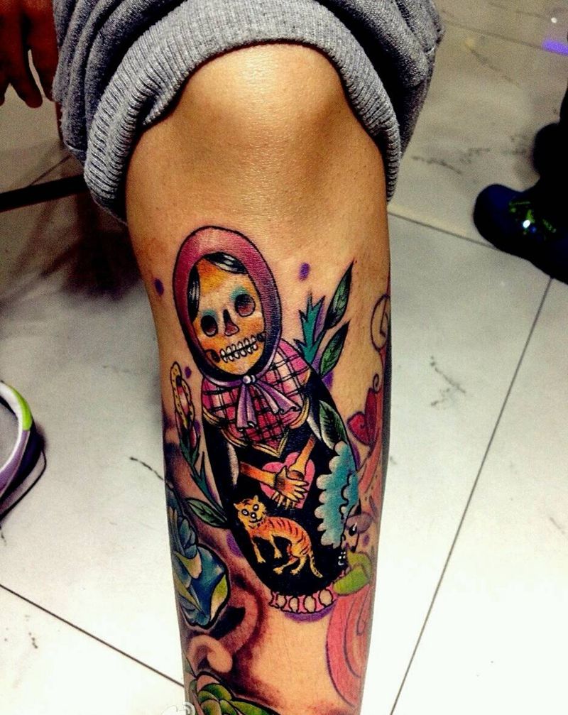 小腿纹身纹身图片