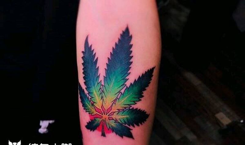 树叶纹身纹身图片