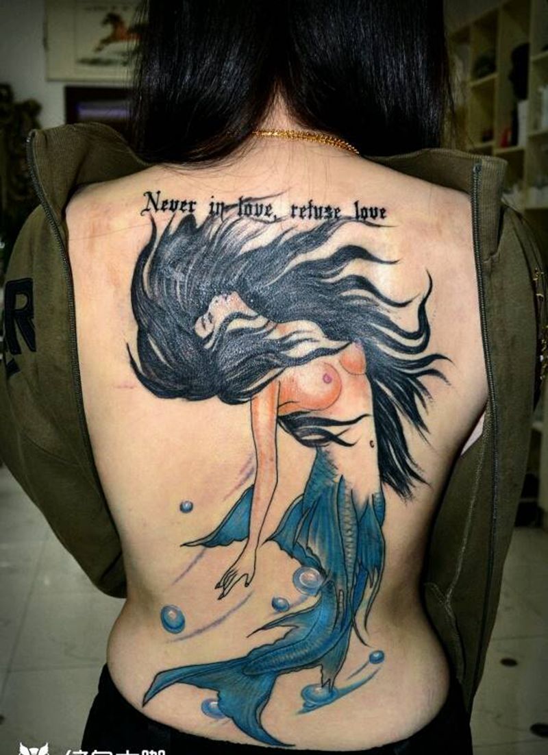 满背纹身纹身图片