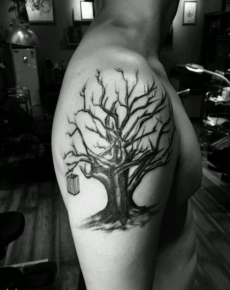 树纹身图片