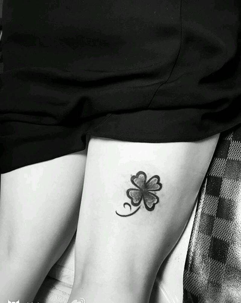 四叶草纹身图片