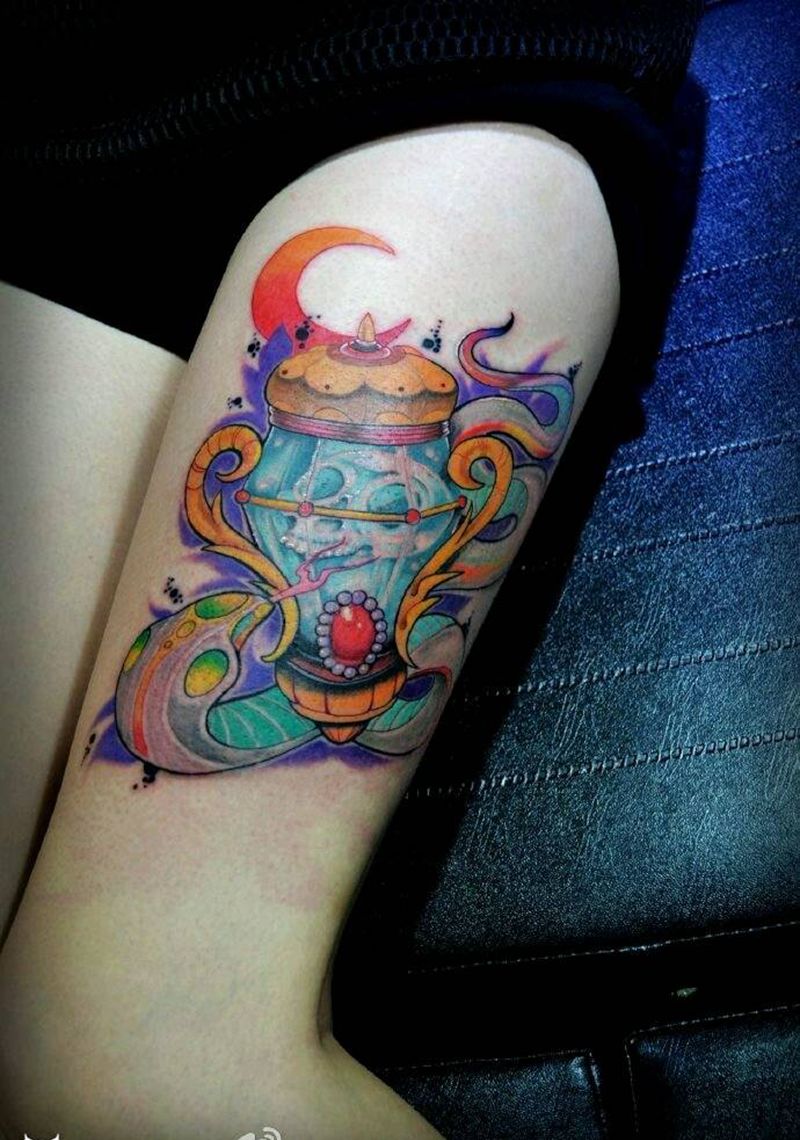 茶壶纹身图片