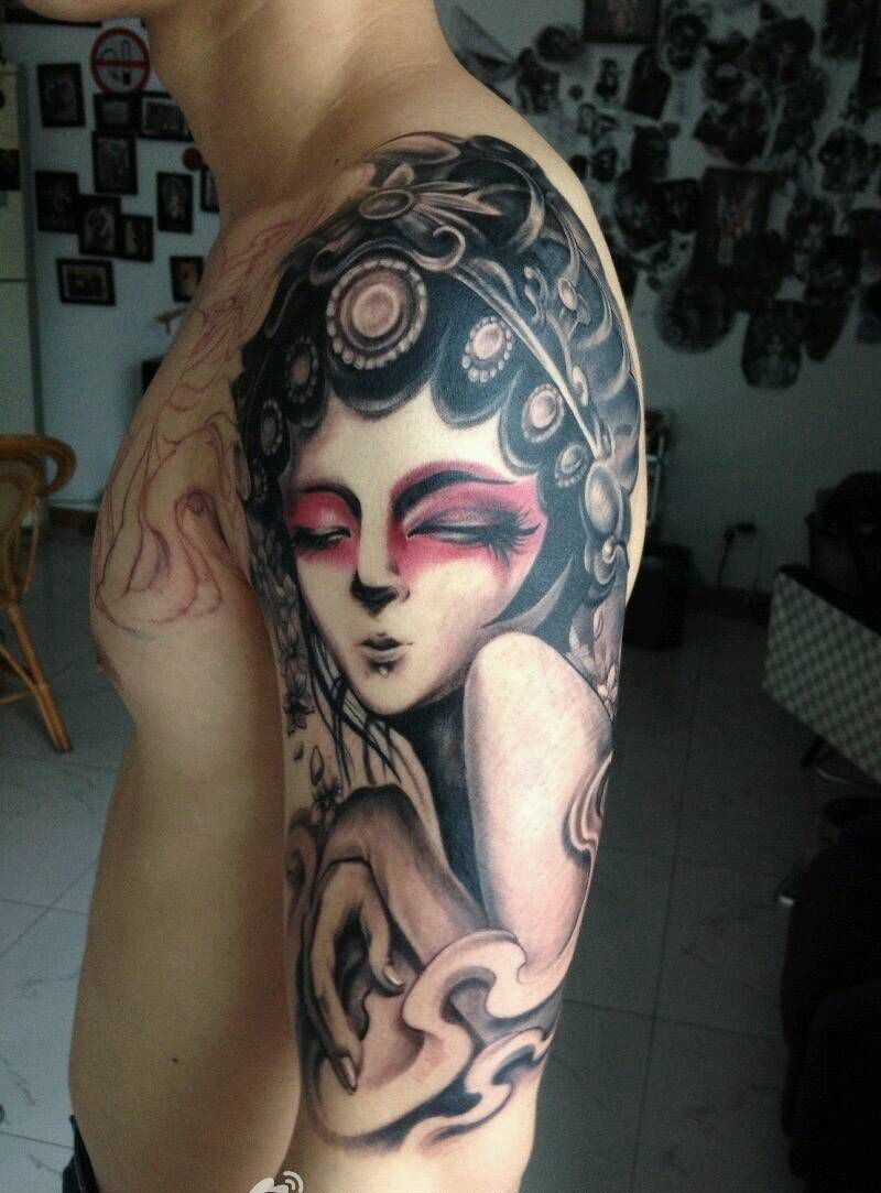 艺妓纹身纹身图片