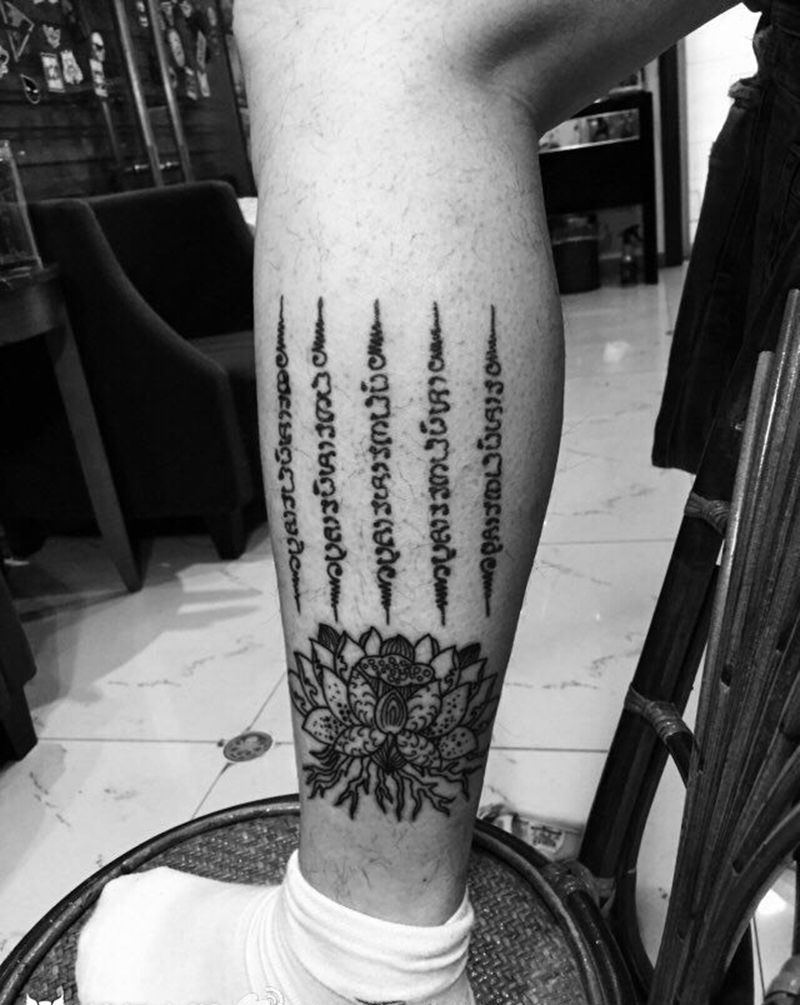 小腿纹身纹身图片