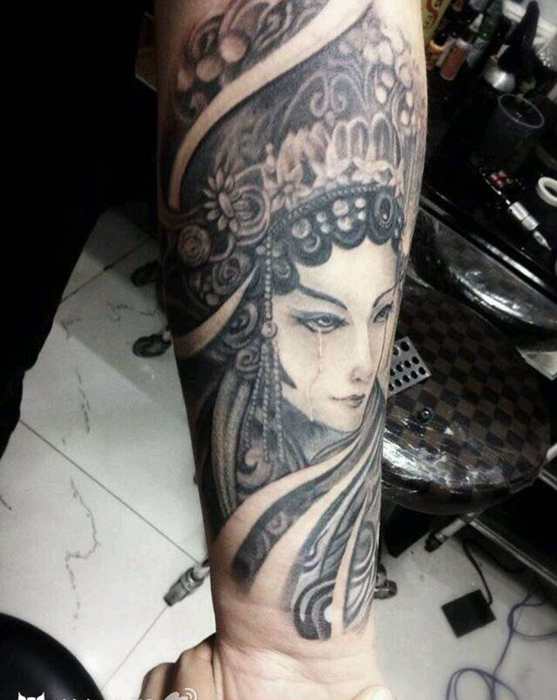 花旦纹身纹身图片