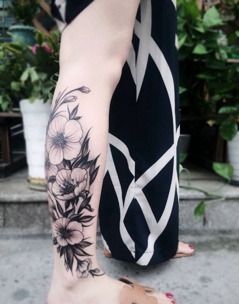 花纹身纹身图片