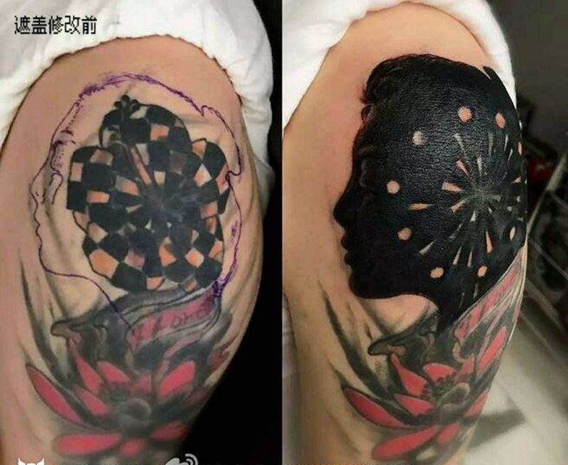 遮盖纹身纹身图片