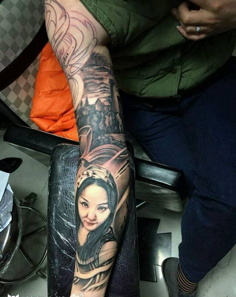 花臂纹身纹身图片