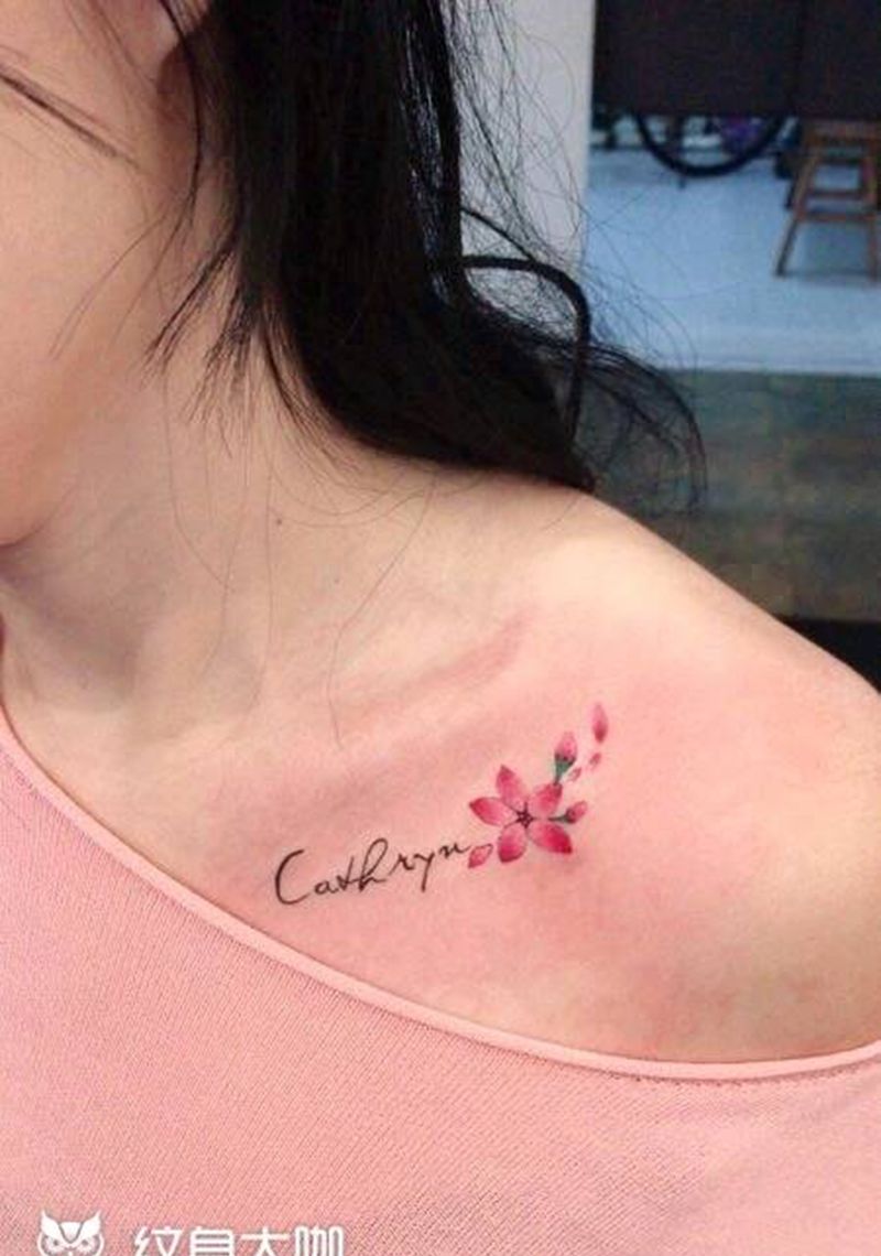 锁骨纹身纹身图片_肩部纹身图案