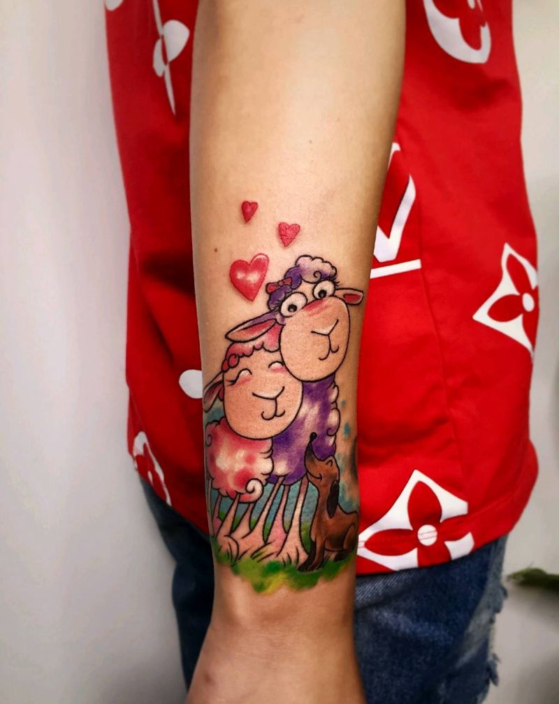 一家三口纹身图片