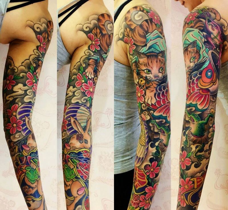 花臂纹身纹身图片