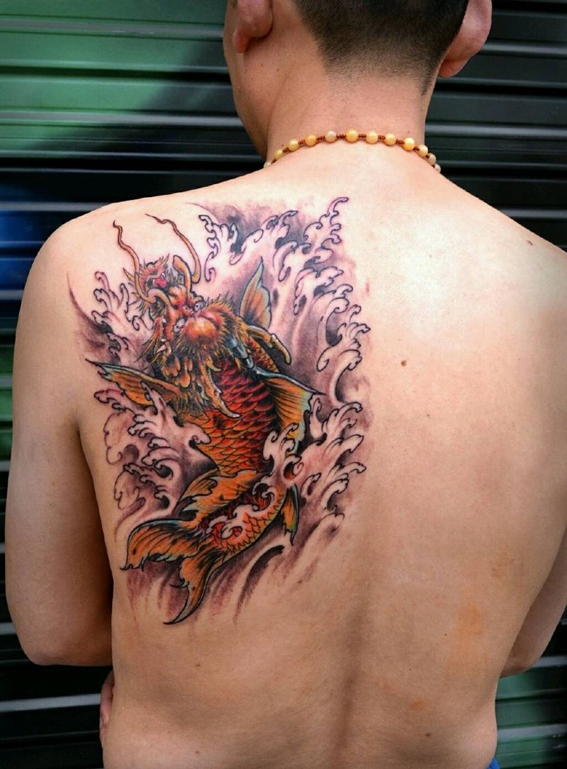 鳌鱼纹身纹身图片