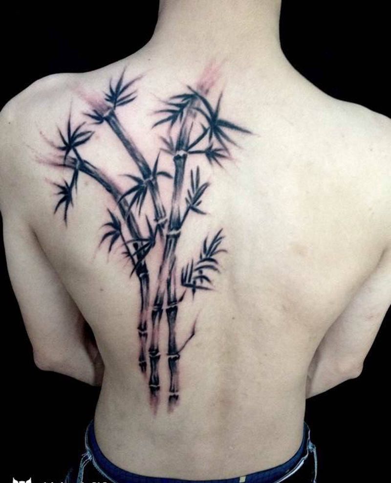 竹子纹身图片