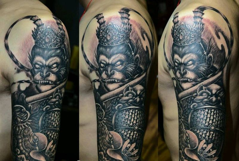 斗战胜佛纹身图片