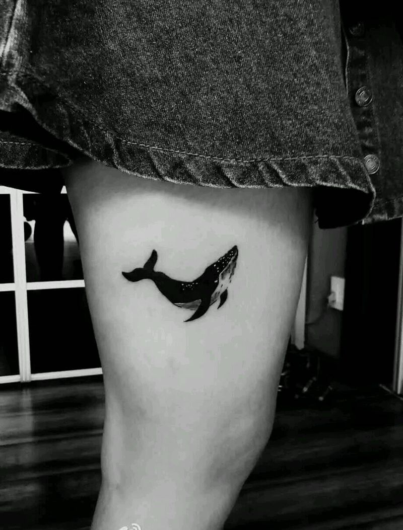 腿部纹身纹身图片