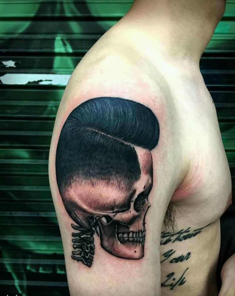 骷髅纹身图片