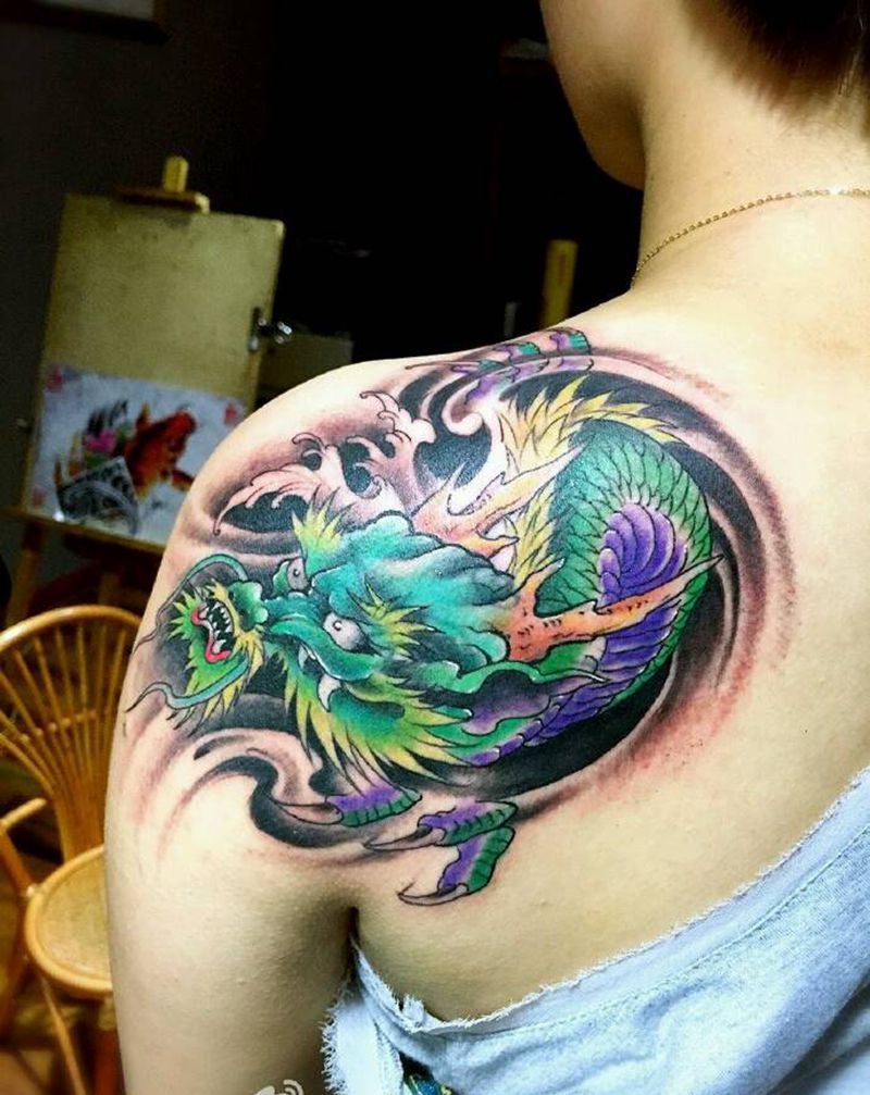 龙纹身图片