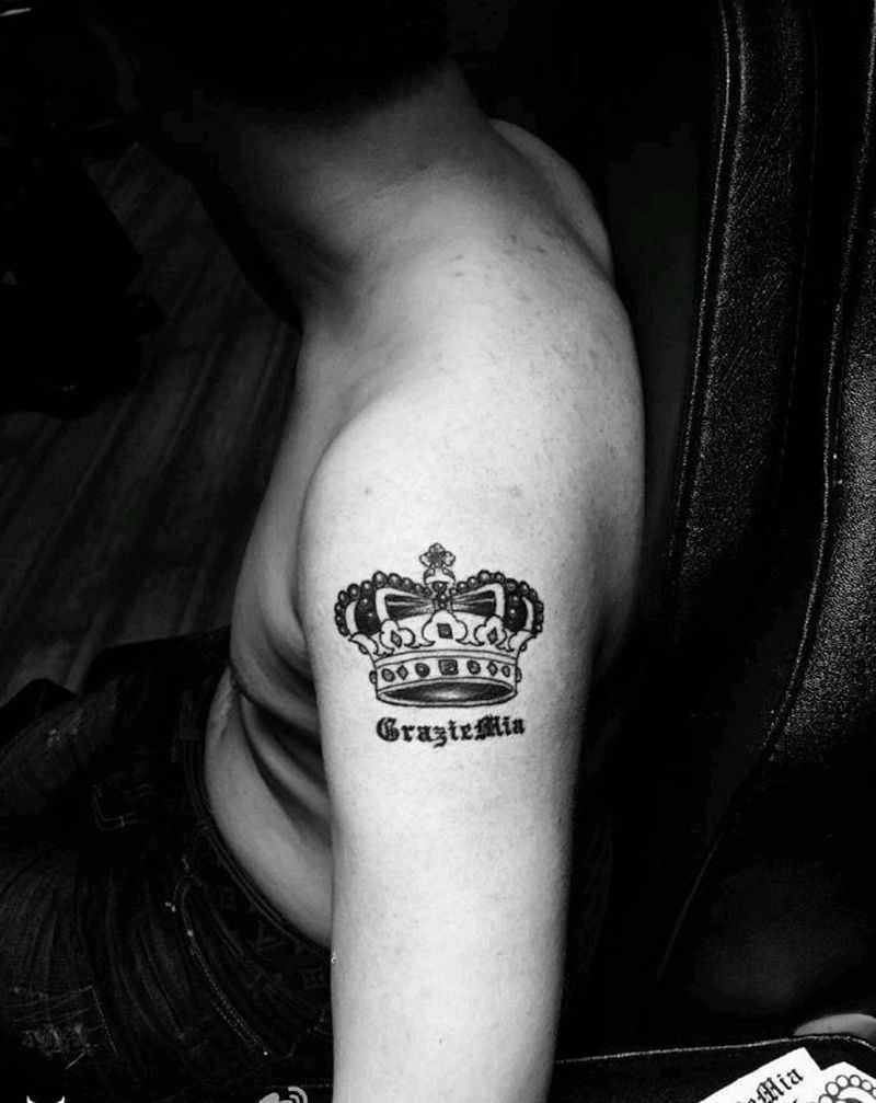 皇冠纹身图片