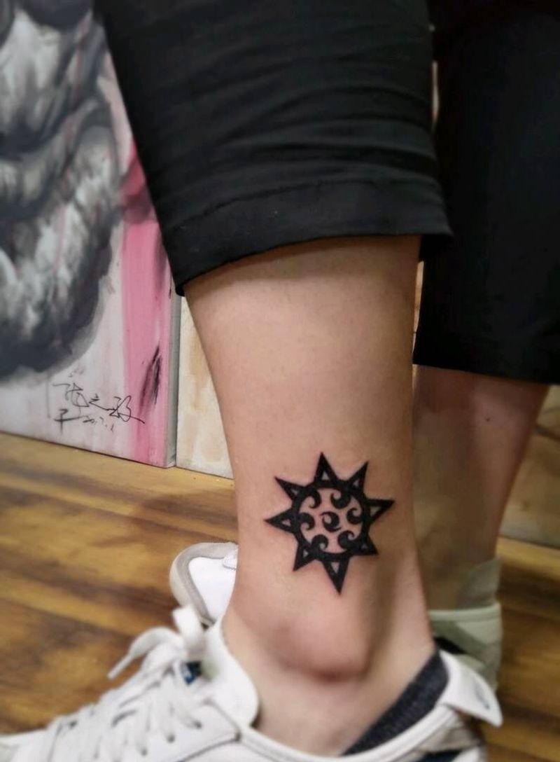 脚踝纹身纹身图片