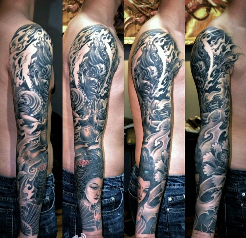 花臂纹身纹身图片