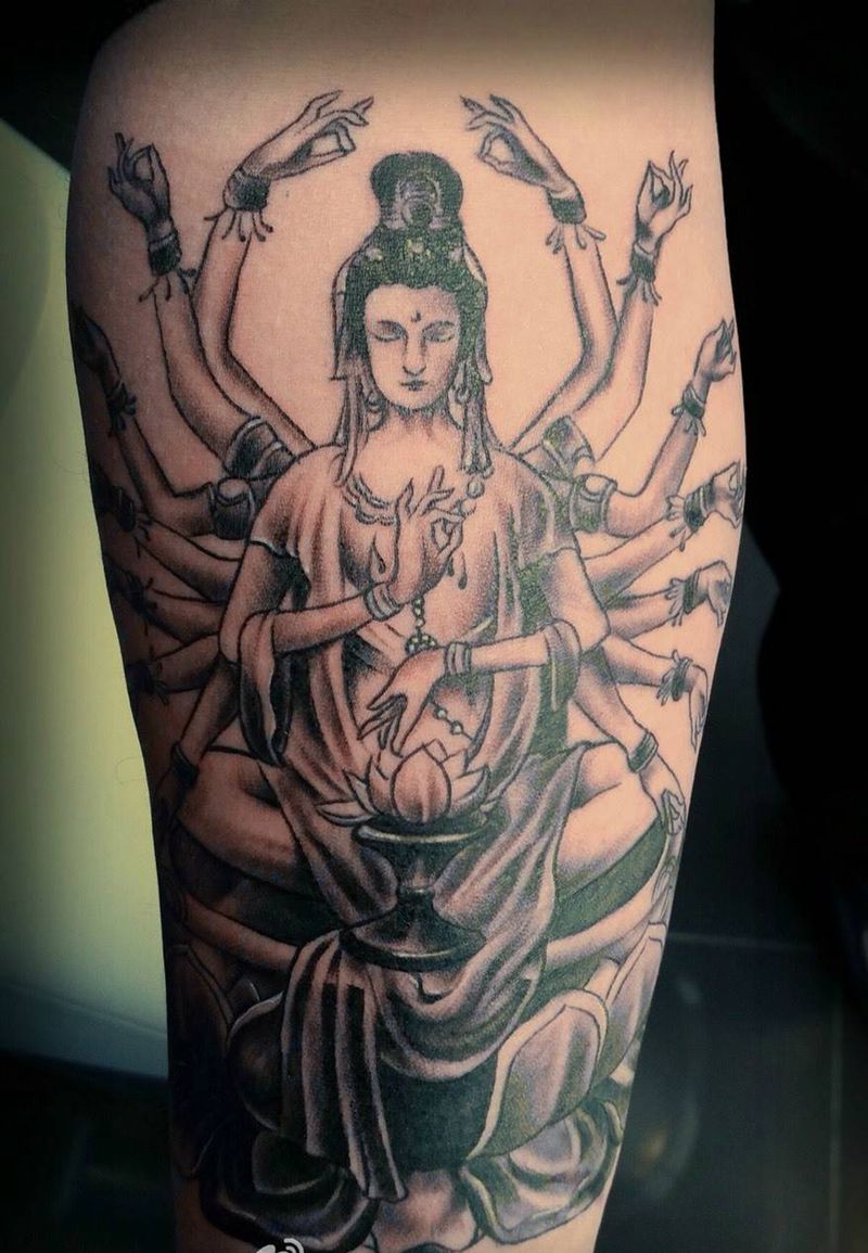 千手观音纹身图片