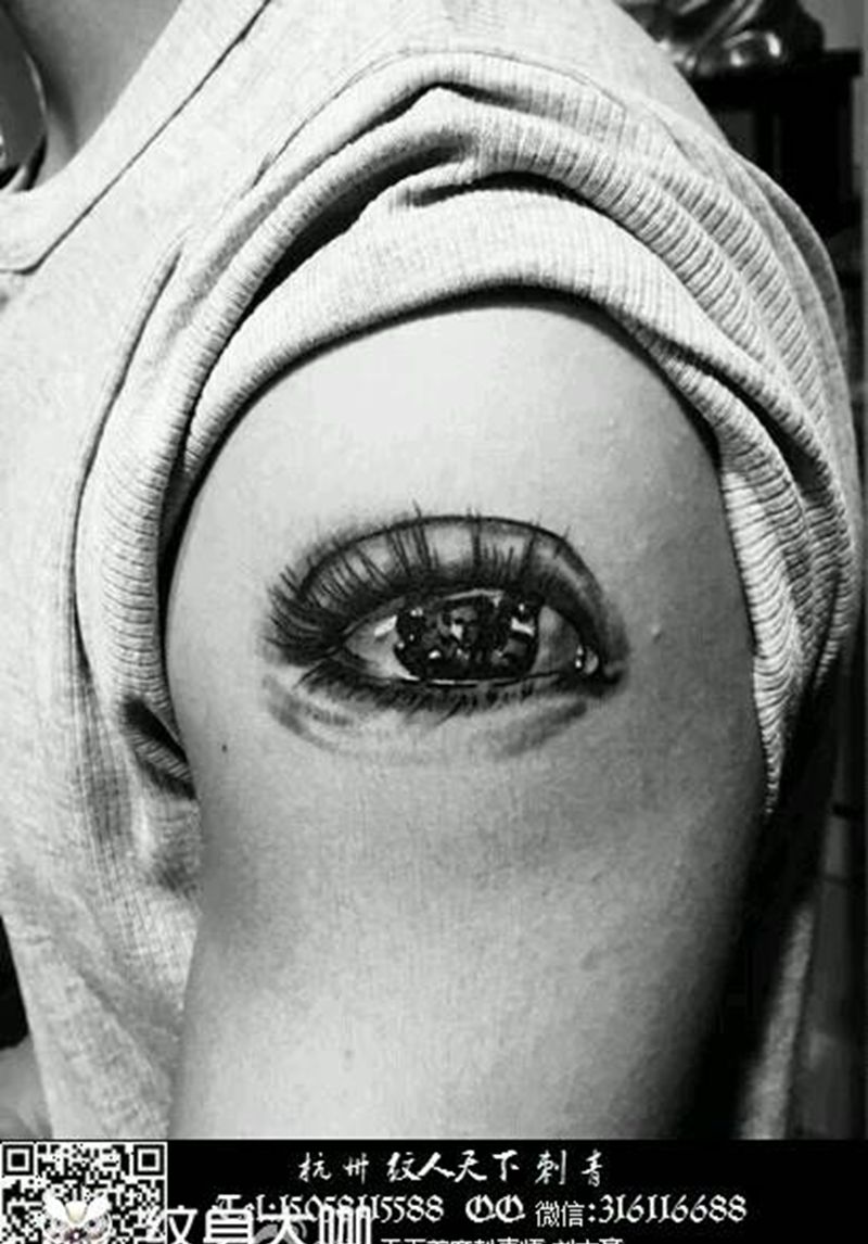 眼纹身图片