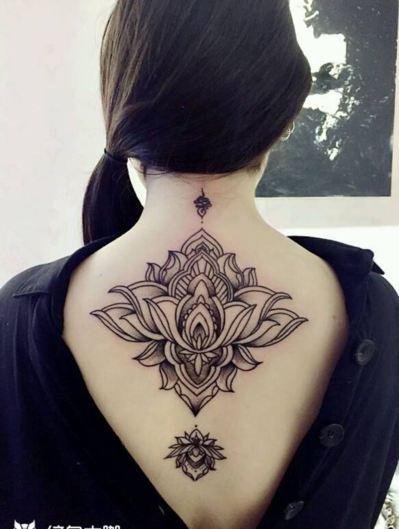 美女纹身  梵花纹身纹身图片
