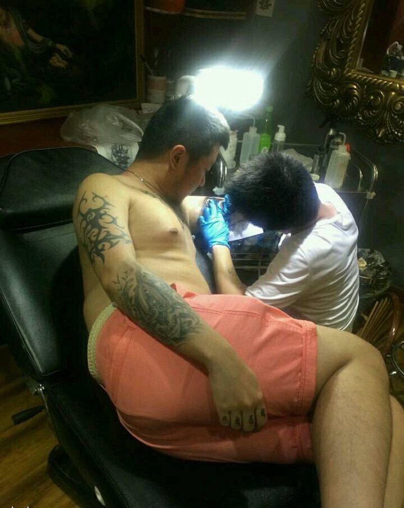 工作照纹身图片