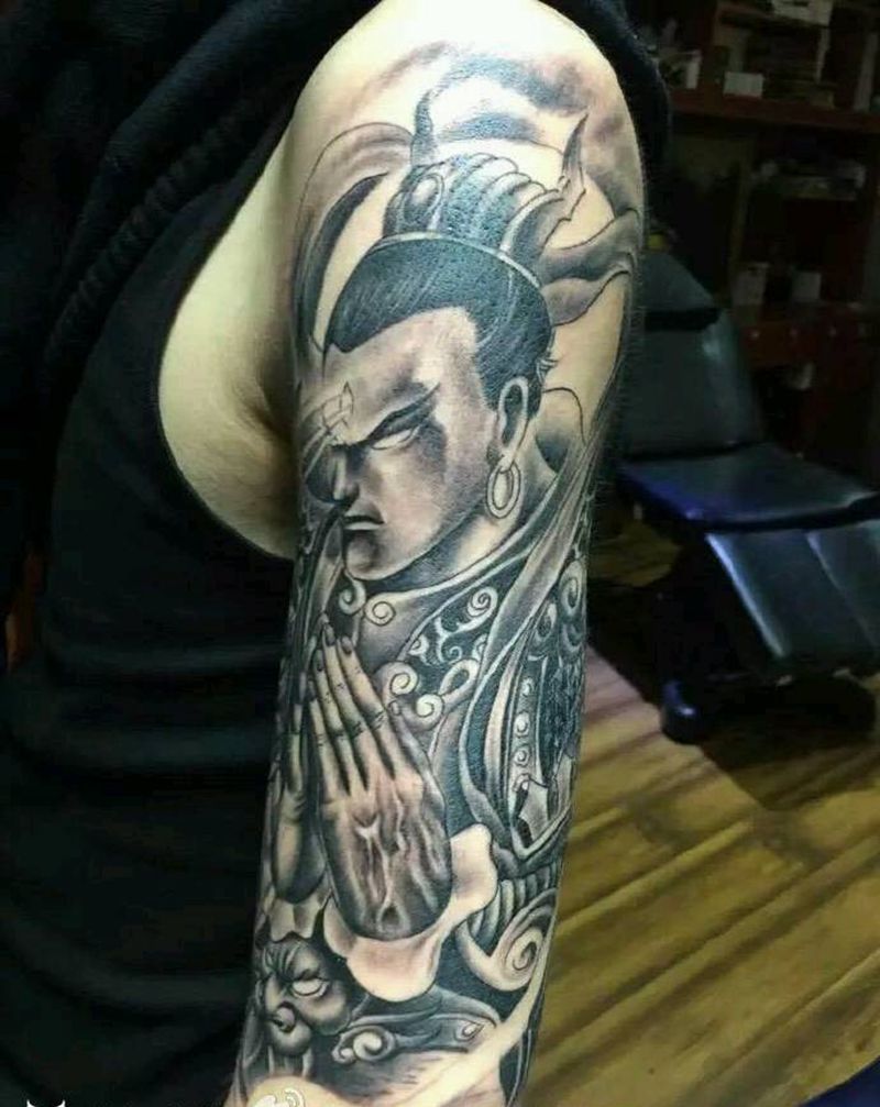 二郎神   手臂纹身纹身图片