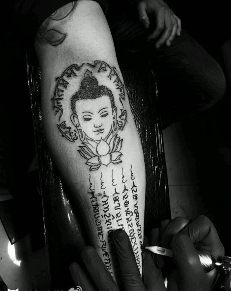 小腿纹身纹身图片